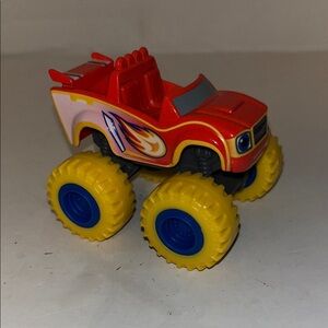 Mattel Blaze micro Red and Yellow Monster Truck Toy